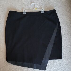 Michel Studio Asymmetrical Black Skirt